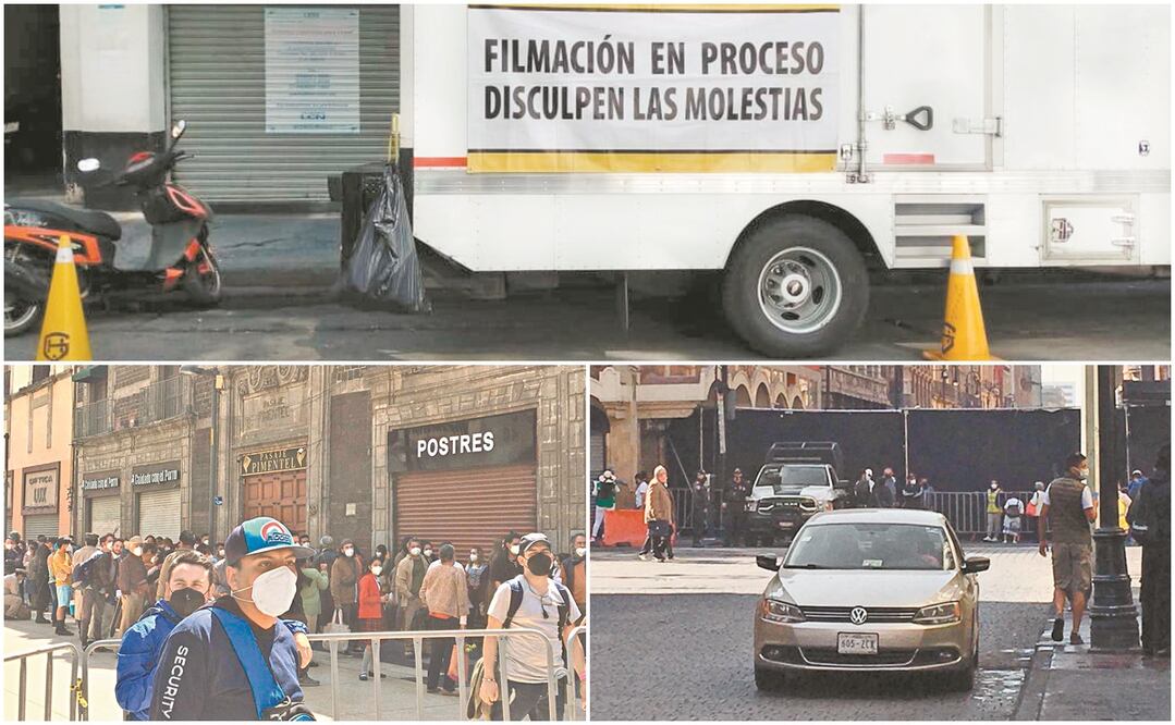 Cortinas y edificios serán intervenidos, y serán retirados letreros de comercios. Fotos: CARLOS MEJÍA. EL UNIVERSAL