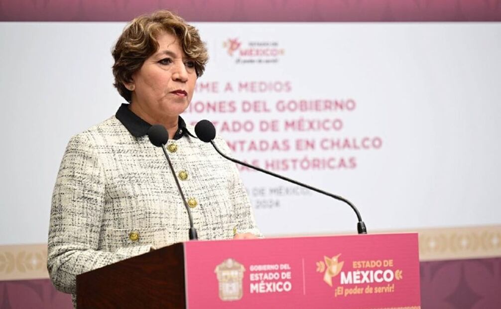 “Las afectaciones que estamos viviendo son producto de varios factores, como las lluvias intensas y atípicas de la temporada", aseguró Delfina Gómez Álvarez