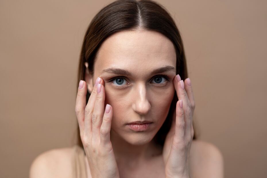 La genética, la falta de sueño, la deshidratación y el estrés son causas de las ojeras. Foto: Freepik