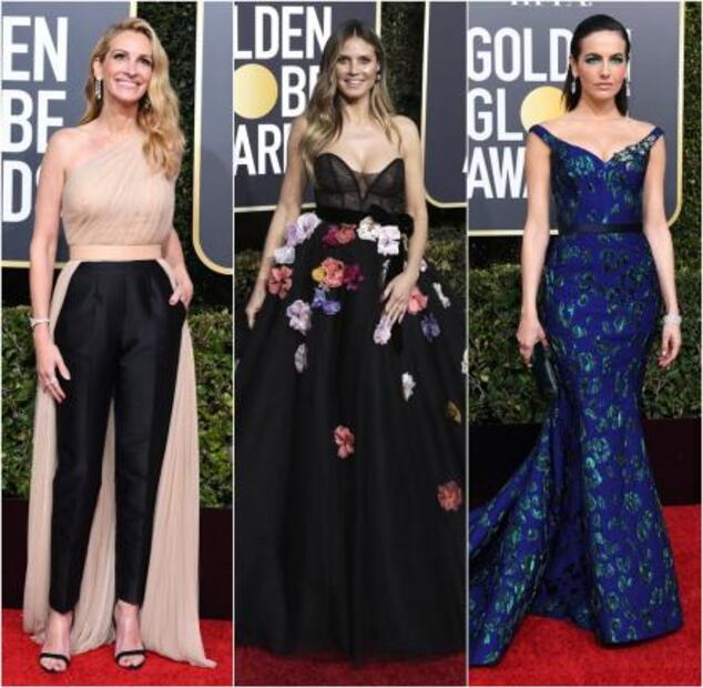 Las mejor vestidas en la alfombra roja de los Golden Globes 2019