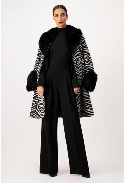 El abrigo animal print de Martha Debayle es perfecto para el invierno y ya lo queremos