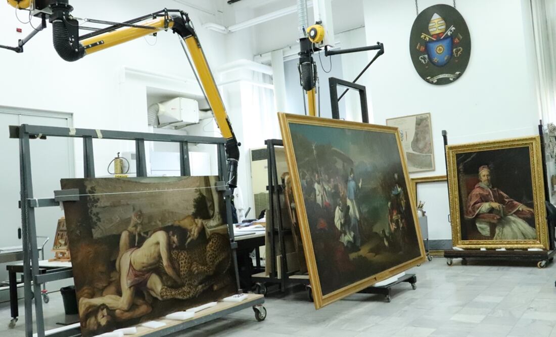 Más de cien tesoros de El Vaticano serán expuestos en el Antiguo Colegio de San Ildefonso. Foto: Notimex