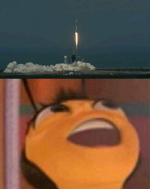 Los memes del histórico lanzamiento de SpaceX y la NASA