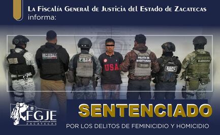 Condenan a 58 años de prisión a asesino de jovencita y sus padres en Zacatecas; homicidio ocurrió en pleno 25N