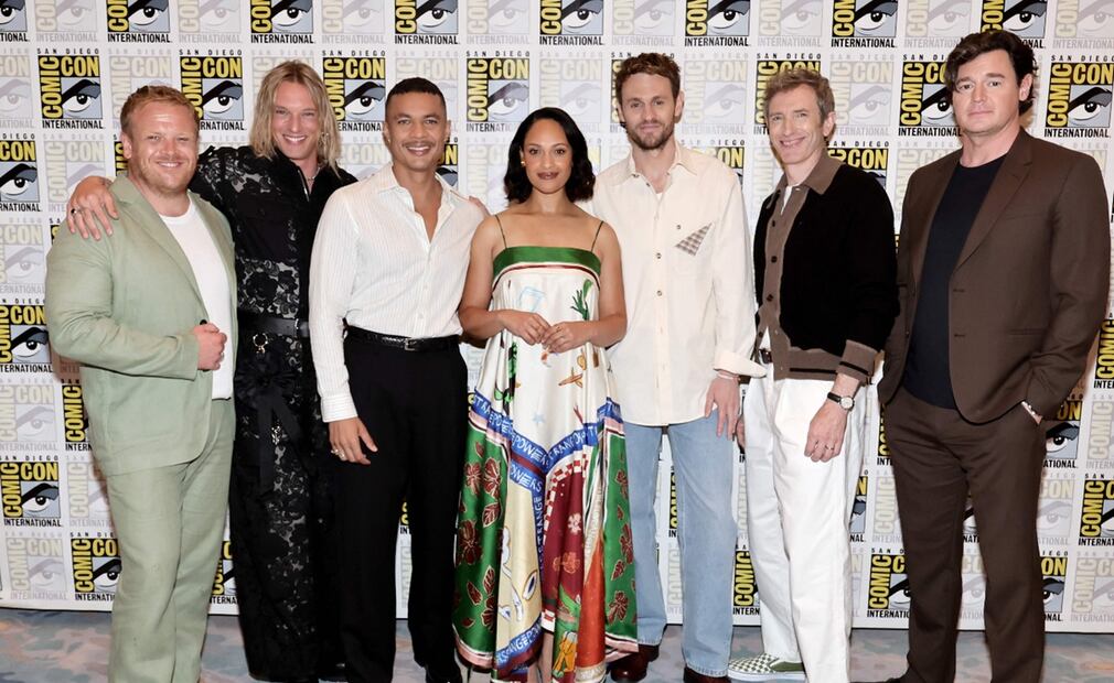 Elenco de  "El señor de los anillos: Los anillos de poder". Foto: AFP.