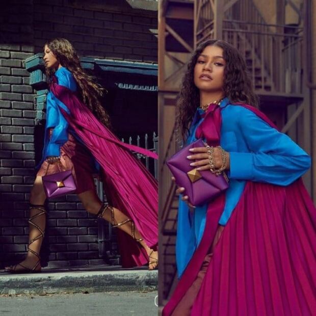 Zendaya impone tendencia con estas sensuales sandalias de gladiador