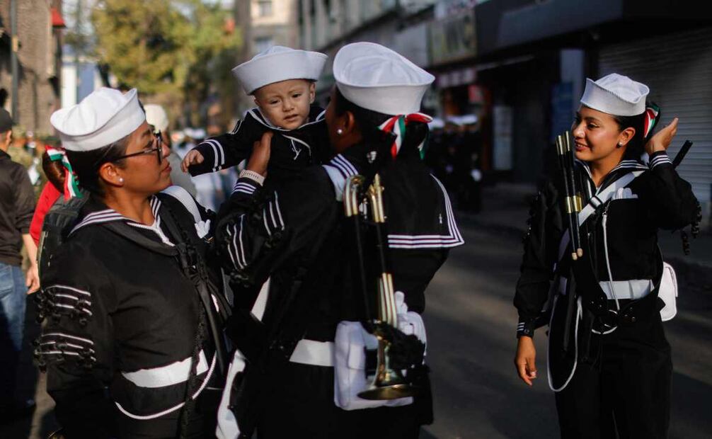Aspectos del Desfile Cívico Militar de este 16 de septiembre del 2025. Foto: Diego Simón / EL UNIVERSAL.