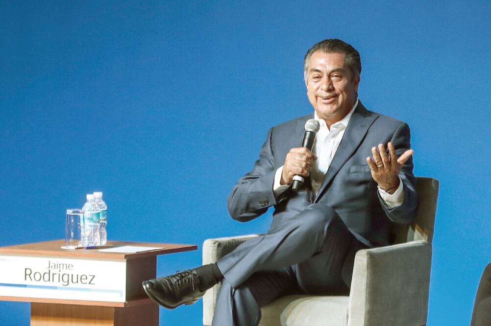 Jaime Rodríguez dijo que los castigos aplicados en Singapur deben ser adoptados en México, si la sociedad los aprueba (GERMÁN ESPINOSA. EL UNIVERSAL)