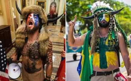¿Imagen de "vikingo bolsonarista" es del asalto a instituciones de Brasil? Ve cuándo se tomó 