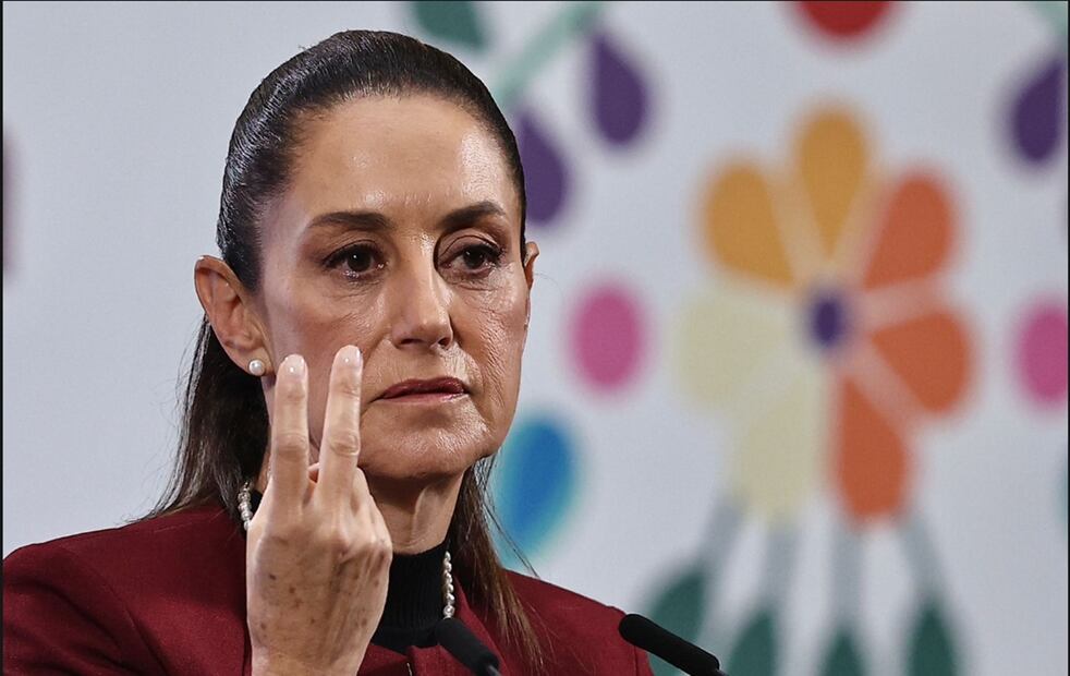 La Mandataria federal afirmó que su gobierno no tiene información de que el Cártel Jalisco Nueva Generación (CJNG) haya vigilado a agentes de la DEA durante el juicio contra Rubén Oseguera González “El Menchito”. Foto: Berenice Fregoso/EL UNIVERSAL