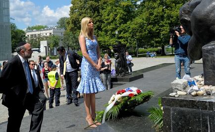 La polémica visita de Ivanka Trump al memorial del gueto de Varsovia