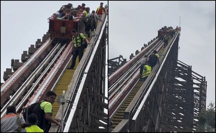 VIDEO: Usuarios se quedan atrapados en juego mecánico de Six Flags en la CDMX