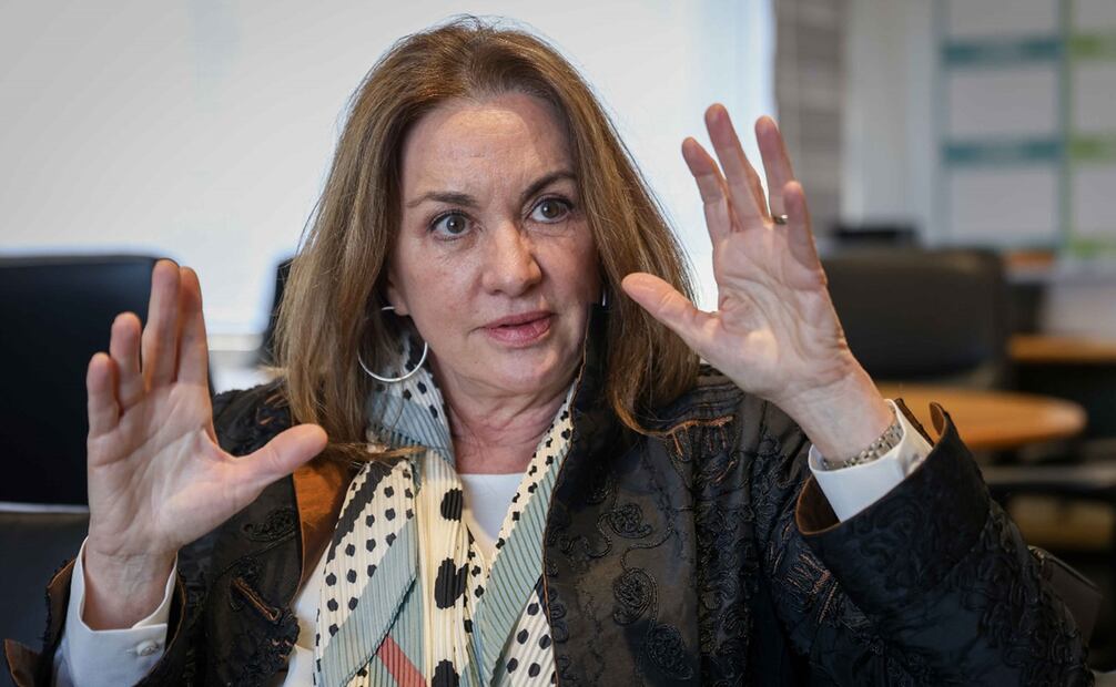 Entrevista con la doctora Rosa Beltrán, coordinadora de Difusión Cultural de la UNAM en sus oficinas del Centro Cultural Universitario. Foto: Diego Simón Sánchez/EL UNIVERSAL.