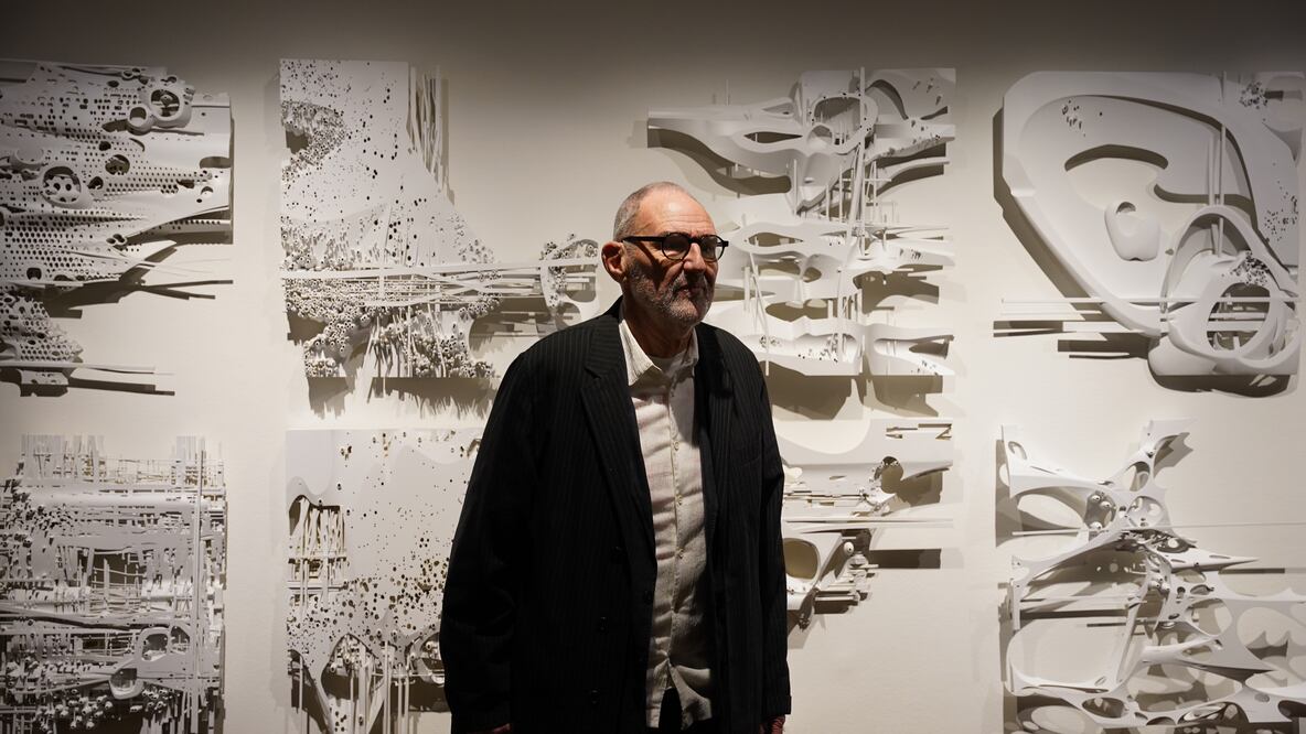 Thom Mayne en el Museo Franz Mayer. /Cortesía
