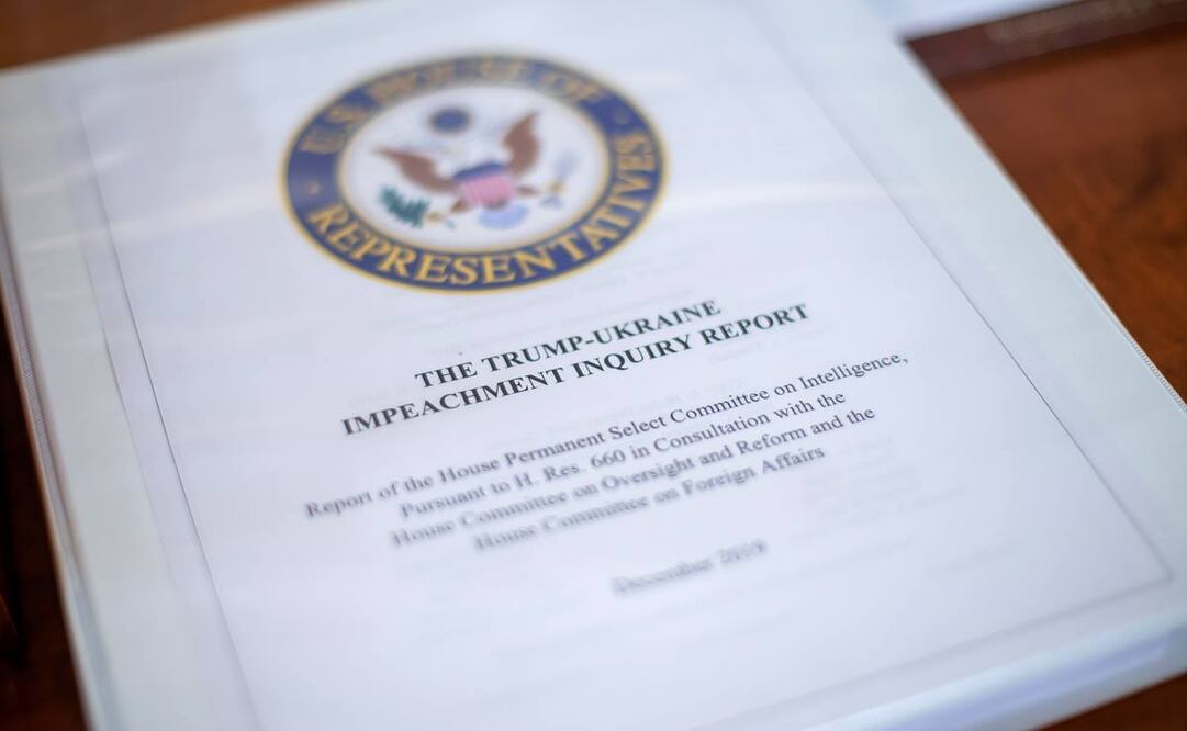 Reporte de la Cámara de Representantes sobre Donald Trump (Foto: EFE)
