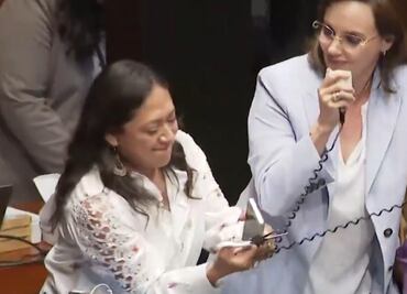 Lilly Téllez denuncia ante la FGR a dos senadoras de Morena; "las tijeras frente a mi rostro es algo muy peligroso"