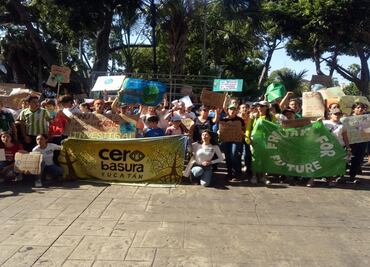 Jóvenes demandan acciones para detener el calentamiento global