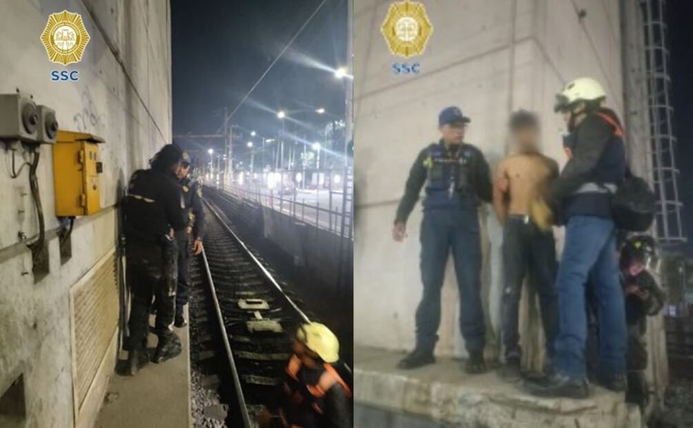 El joven de 19 años trató de quitarse la vida en la estación Santa Martha. Foto: Especial