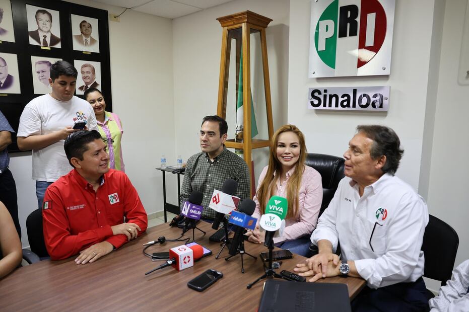 Remueven a la presidenta estatal del PRI en Sinaloa, Paola Iveth Garante Valenzuela (04/04/2025). Foto: Oficial