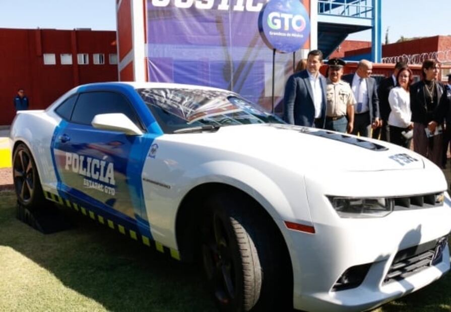 Así son los autos de lujo de la policía de Guanajuato