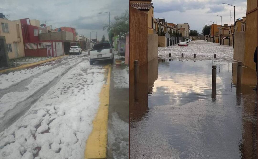 Personal de Protección Civil se encuentra realizando el desazolve de las avenidas inundadas. Hasta el momento no hay personas lesionadas / Foto: Especial
