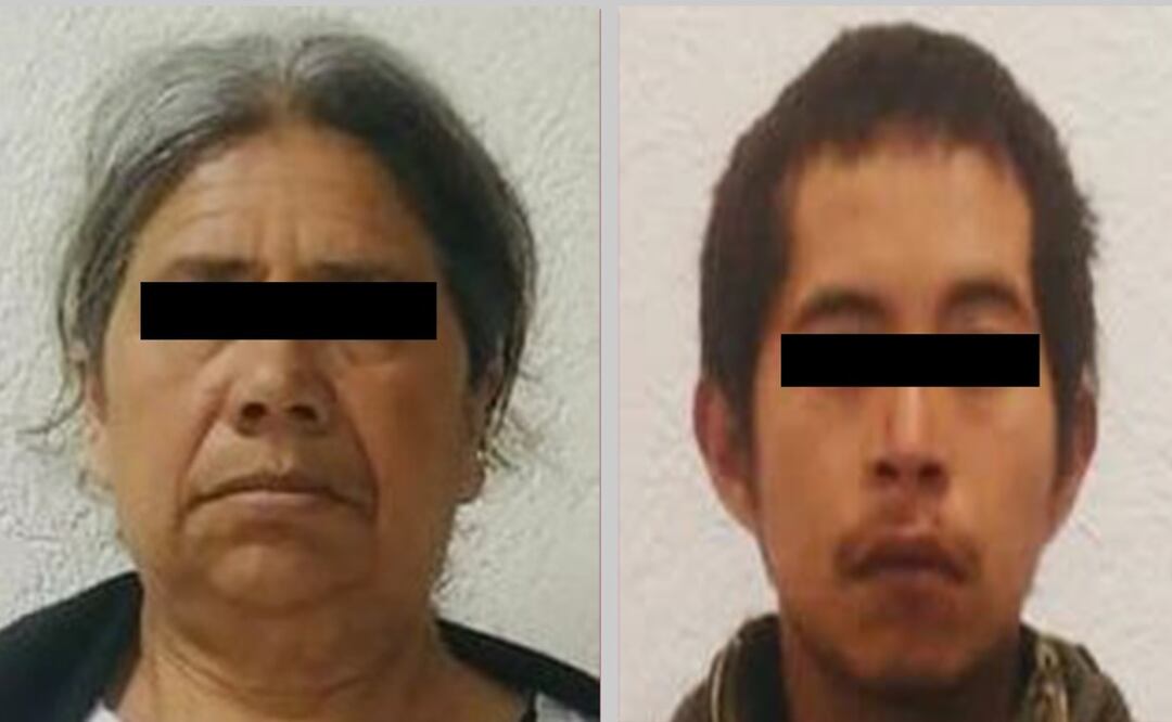 Policías Estatales detuvieron a una mujer y a un hombre, probables integrantes de la Familia Michoacana. Foto: @SS_Edomex