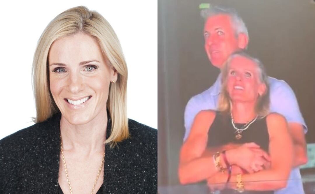 Ella es Kristin Cabot, mujer con la que fue captada Andy Byron. Foto: Captura de pantalla y redes