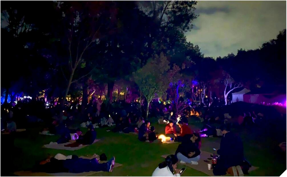 Picnic Nocturno en Chapultepec. Foto: Especial