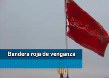 Irán ondea bandera roja en señal de venganza