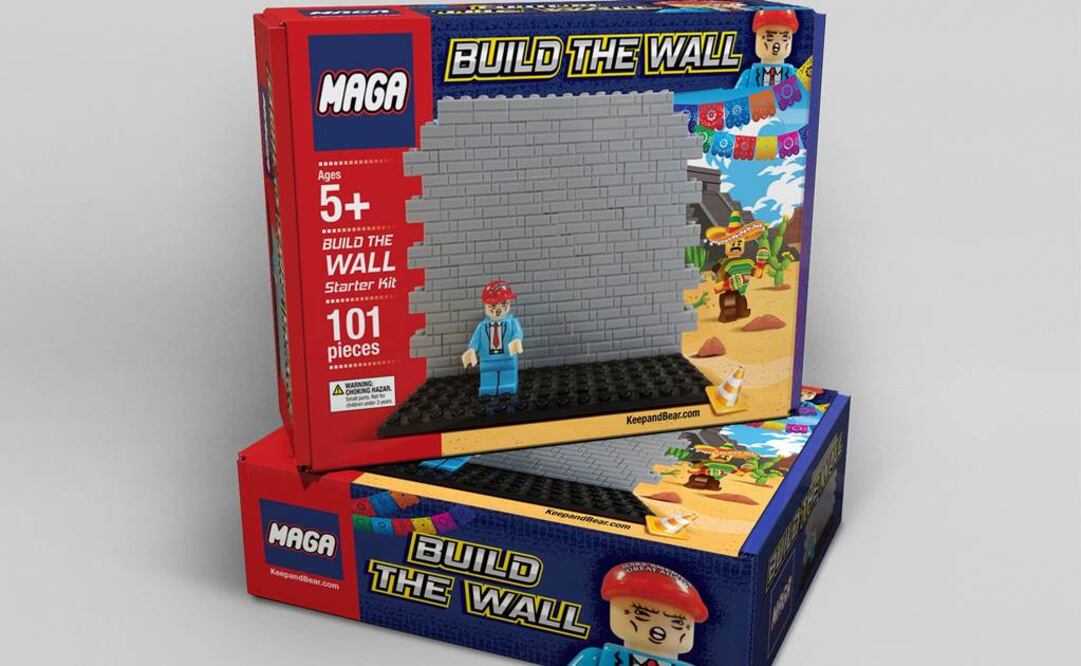 El muro de Trump, el polémico regalo navideño para niños