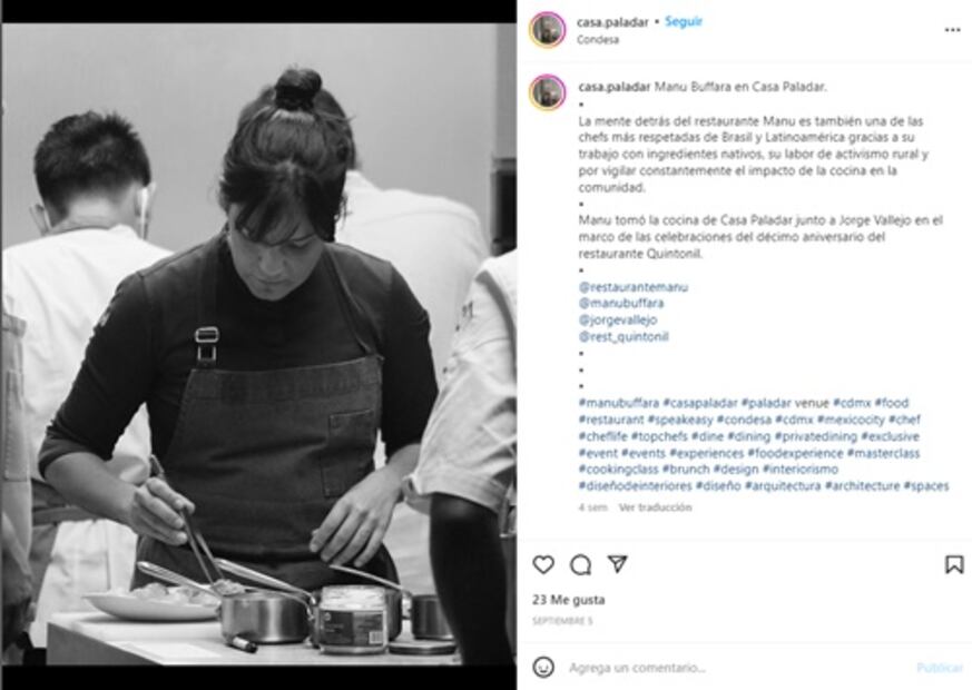 Manu Buffara: la apuesta por una cocina social