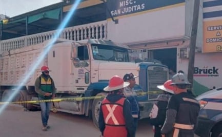 Protestan por muerte de adulto mayor atropellado por camión de volteo en Tula, Hidalgo