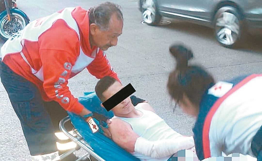 El delincuente fue herido por el agente de seguridad en el brazo derecho. Foto: ESPECIAL