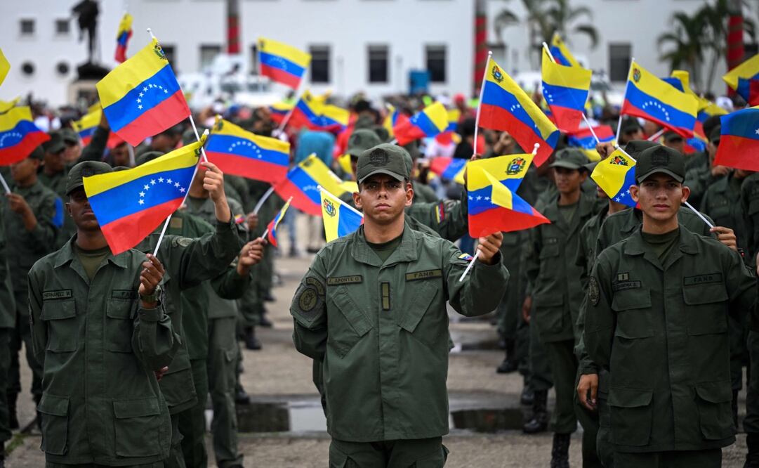 Fuerza Armada de Venezuela. Foto: AFP