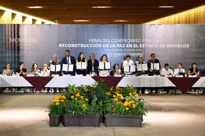 Gobierno y organizaciones religiosas firman compromiso por la reconstrucción de la paz en Morelos; "debemos abordar las causas"
