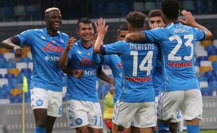 El 'Chucky' Lozano y el Nápoli, libres de Covid-19