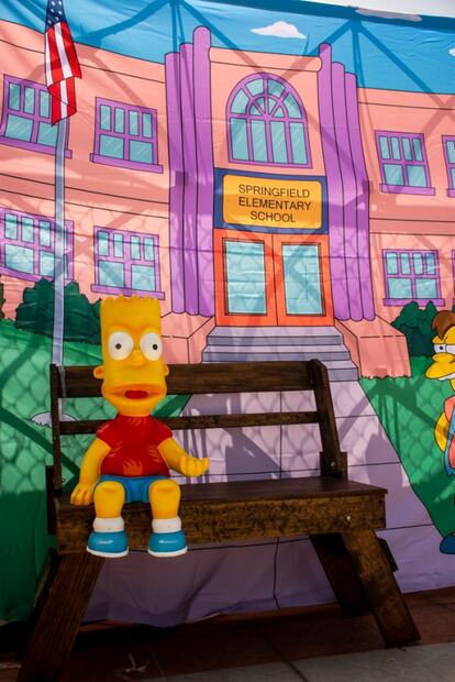 Celebra Navidad con Los Simpson en el Centro Histórico