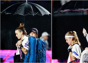 Semifinal entre María Sakkari y Marie Bouzkova se reprograma por culpa de la lluvia