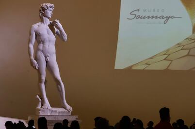 Réplicas del “David” y “La piedad” llegan al Museo Soumaya; talladas en el mismo mármol que Miguel Ángel usó