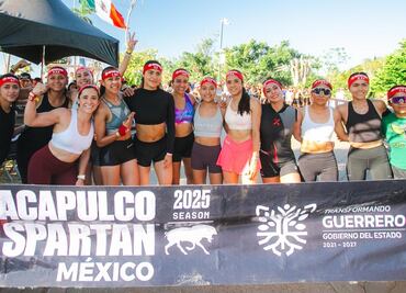 Realizan séptima edición del Spartan Race en Acapulco, Guerrero; participan 2 mil 300 atletas