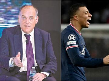 "Mbappé estará en el Real Madrid", asegura el presidente de La Liga
