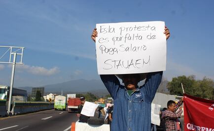 Trabajadores de la UAEM protestan sin bloqueos en Morelos