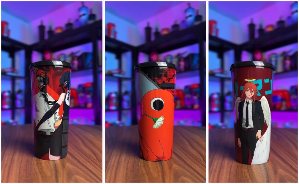 Cinemex lanza vasos coleccionables de los personajes de Chainsaw Man. Foto: Captura de pantalla