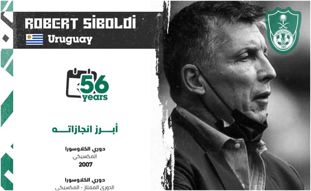 Robert Dante Siboldi no llegará al América; es nuevo técnico del Al-Ahli / FOTO: Twitter: @ALAHLI_FC