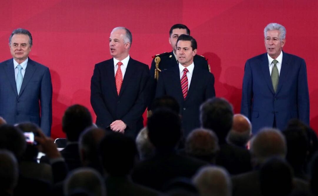 El presidente de México, Enrique Peña Nieto durante la inauguración del 29 Congreso Nacional de Ingeniería Civil (Foto: Lucía Godínez / EL UNIVERSAL)