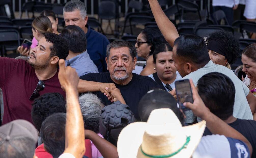 El senador morenista Félix Salgado Macedonio en Guerrero. Foto: Hugo Salvador/EL UNIVERSAL