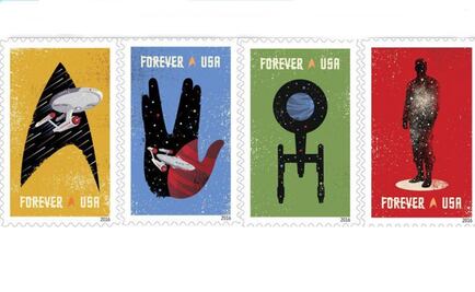 Festejarán 50 años de “Star Trek” con sellos postales