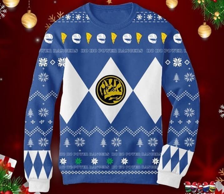 Transfórmate en Power Ranger con estos divertidos ugly sweaters