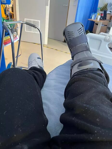 David fue llevado al hospital, donde descubrieron que tenía dos arterias tapadas. FOTO: ESPECIAL