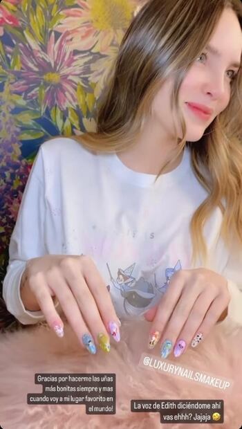 Belinda tiene las uñas inspiradas en Disney que todas queremos